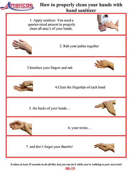 How To Sanitize Hands